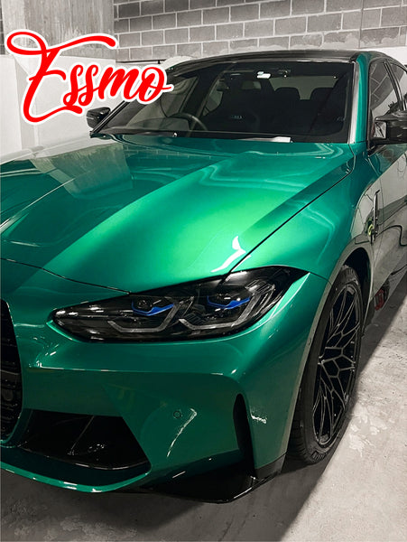 PET Super Gloss Metallic Isle of Man Green Vinyl Wrap