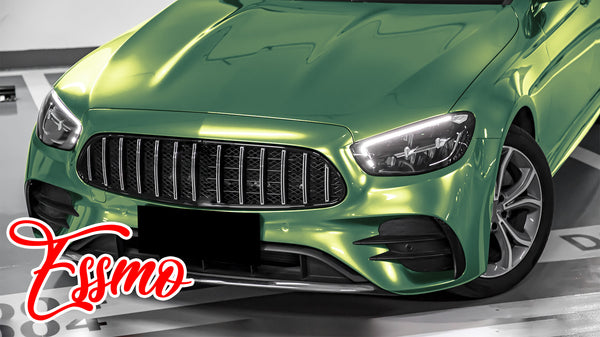 PET Galaxy Dust Gloss Emerald Green Color Shift Vinyl Wrap