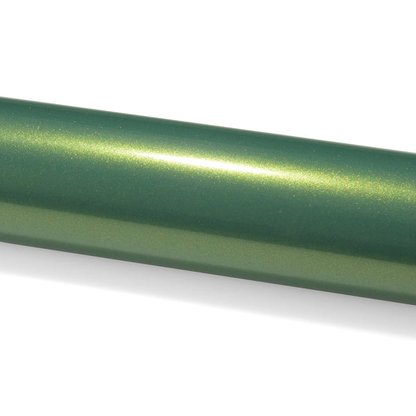 PET Galaxy Dust Gloss Emerald Green Color Shift Vinyl Wrap