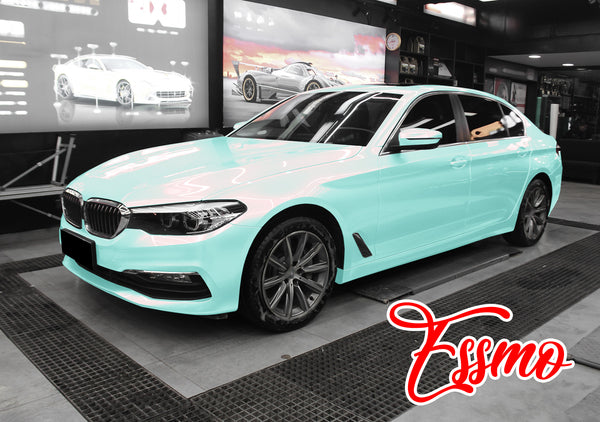 PET Space Candy Gloss Aqua Purple Vinyl Wrap