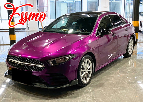 PET Super Gloss Metallic Jam Purple Vinyl Wrap