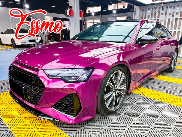 PET Super Gloss Metallic Jam Purple Vinyl Wrap