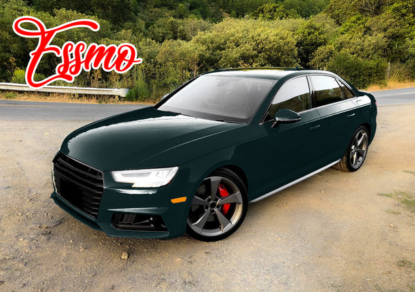 PET Super Gloss Dark Moss Green Vinyl Wrap