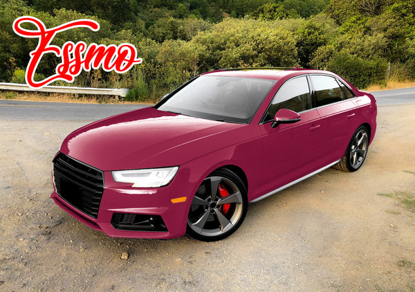 PET Super Gloss Ruby Star Red Vinyl Wrap