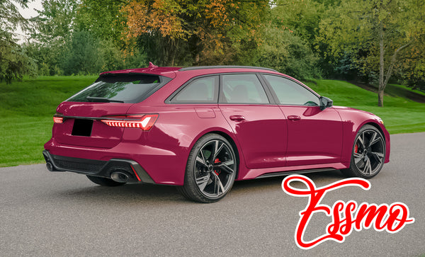 PET Super Gloss Ruby Star Red Vinyl Wrap