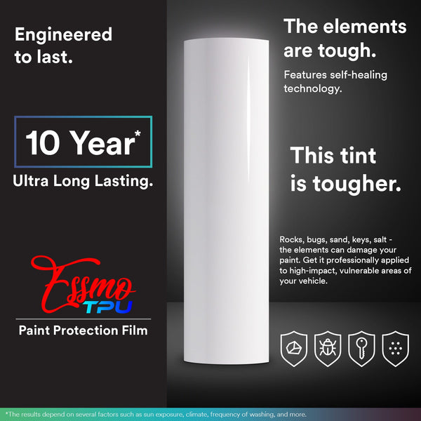 Tint TPU Gloss Light Blue PPF Headlight Tint Film