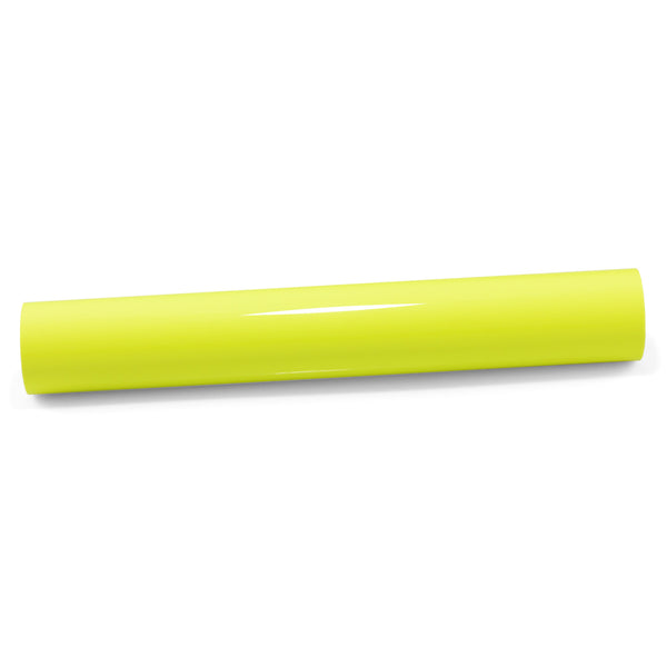 Fluorescent Yellow Gloss Vinyl Wrap