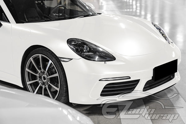 Super Gloss Metallic Pearl White Vinyl Wrap
