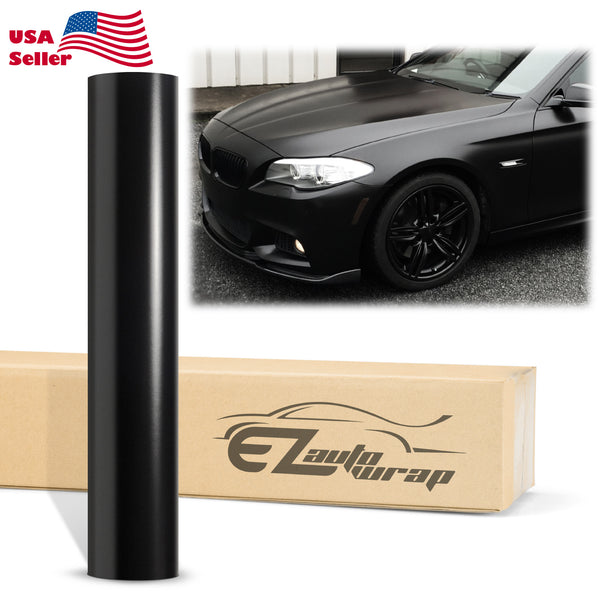 Satin Black Matte Flat Vinyl Wrap