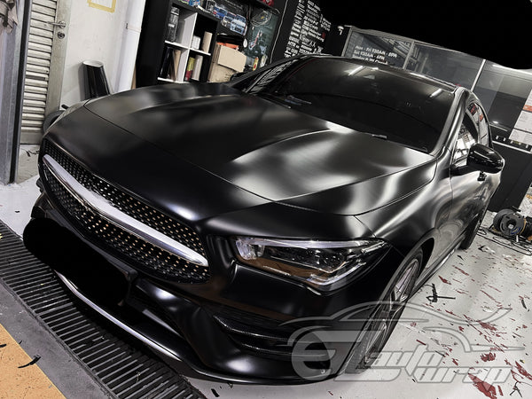 Satin Black Matte Flat Vinyl Wrap