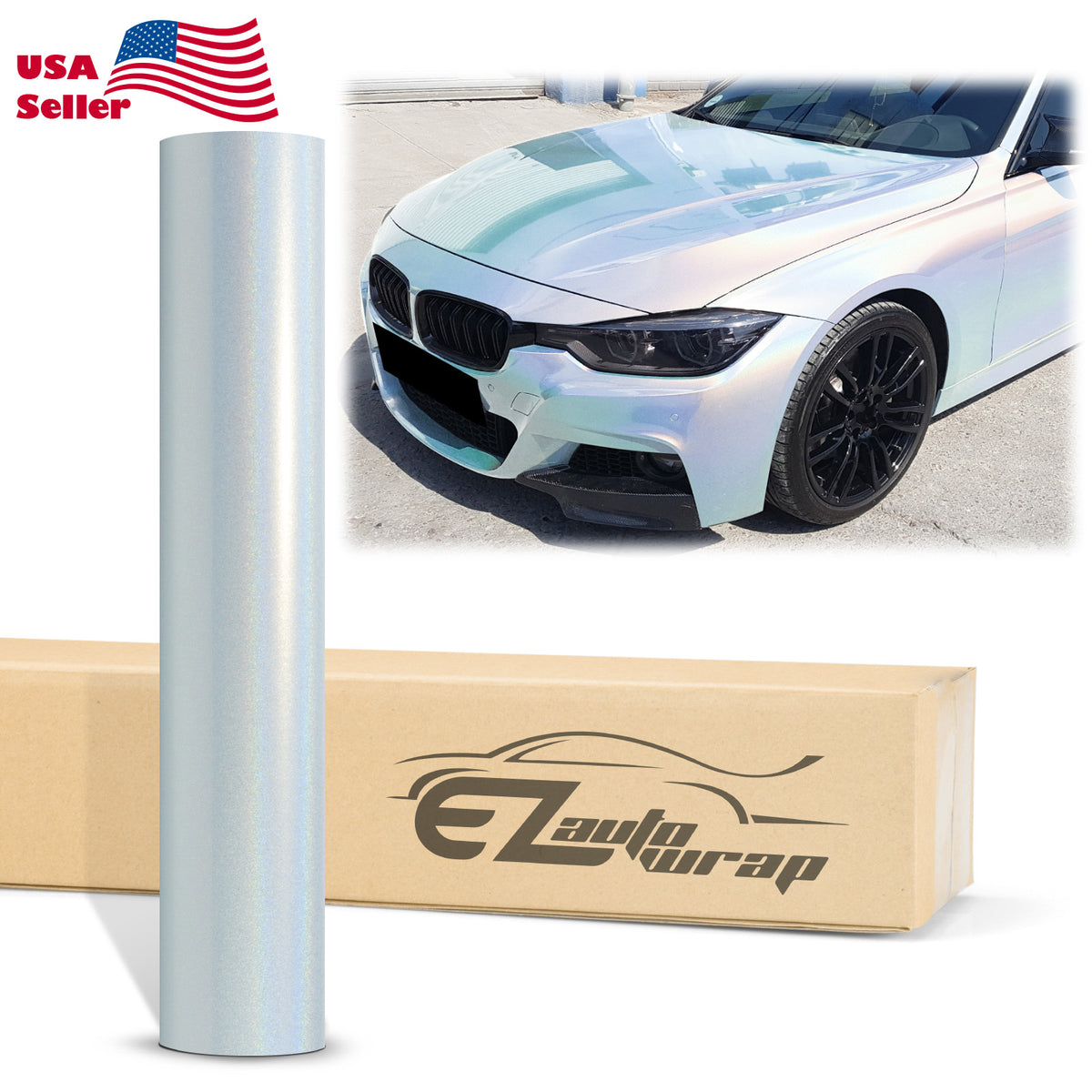 Laser Flip Gloss Sea Breeze Blue Metallic Psychedelic Rainbow