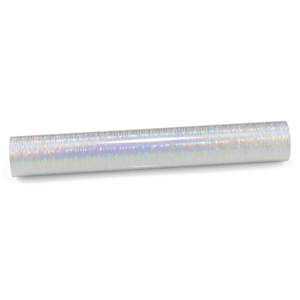 6mil Holographic Glossy Rainbow Silver Adhesive - NuSign Supply