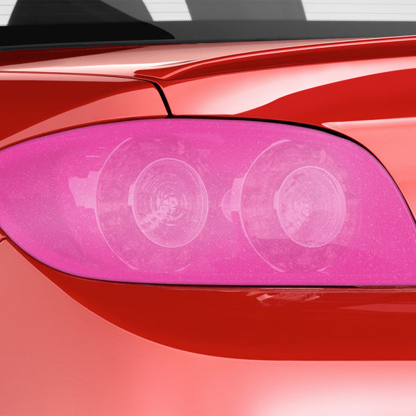 Tint Glitter Pink Matte Taillight Headlight Tint Film