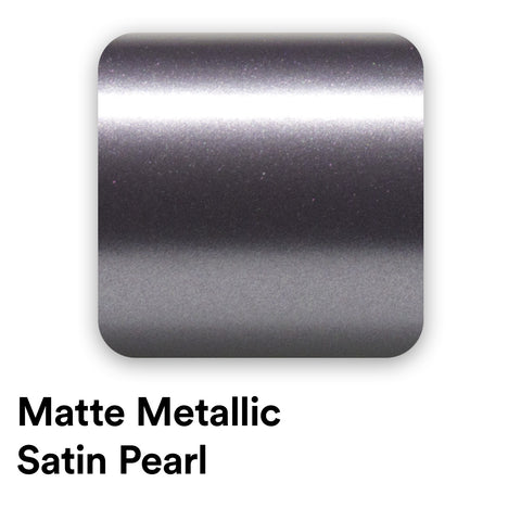 Matte Metallic Satin Pearl Ash Gray Vinyl Wrap