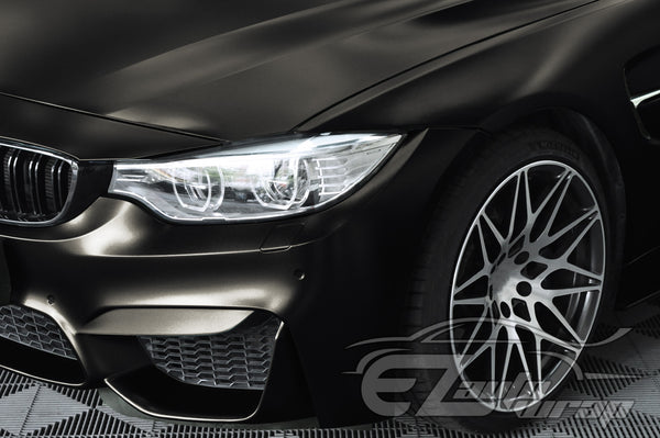 Matte Metallic Satin Pearl Black Vinyl Wrap