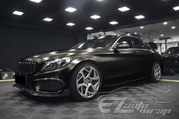 Matte Metallic Satin Pearl Black Vinyl Wrap