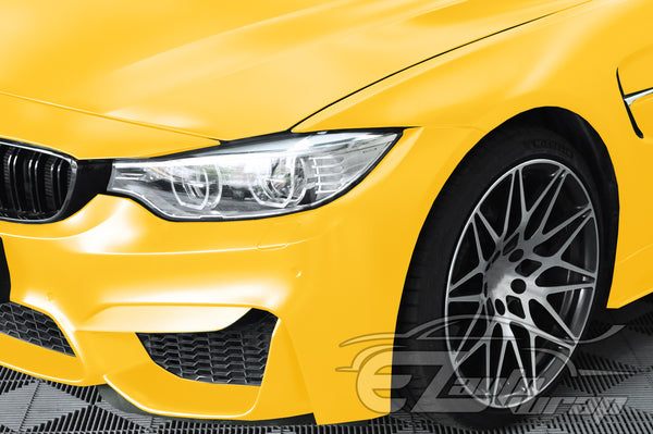 Matte Metallic Satin Pearl Yellow Vinyl Wrap