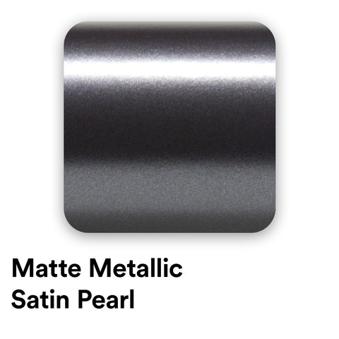 Matte Metallic Satin Pearl Deep Gray Vinyl Wrap