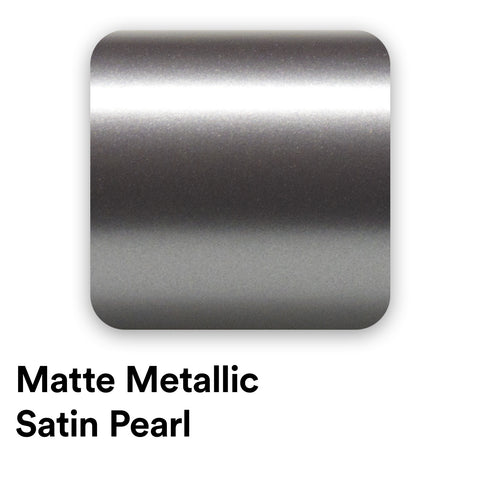 Matte Metallic Satin Pearl Titanium Gray Vinyl Wrap