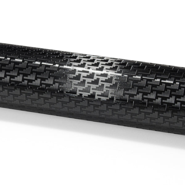 PET Squadron Carbon Fiber Satin Black Vinyl Wrap
