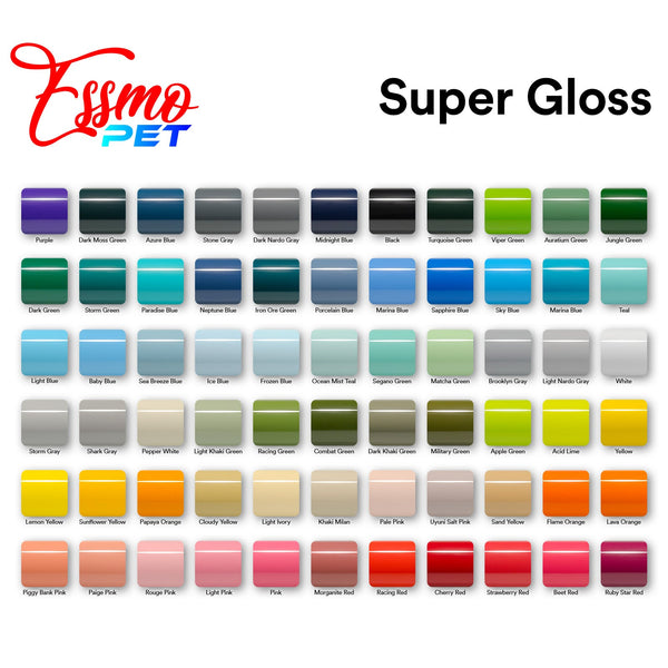 PET Super Gloss Strawberry Vinyl Wrap