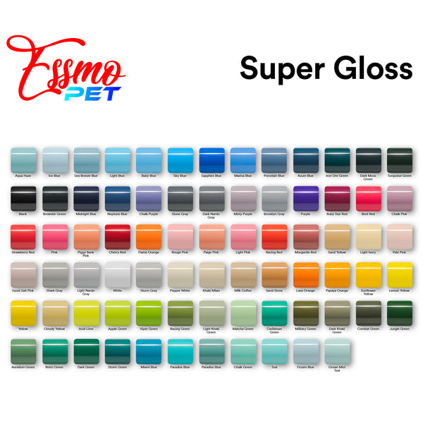 PET Super Gloss Apple Green Vinyl Wrap