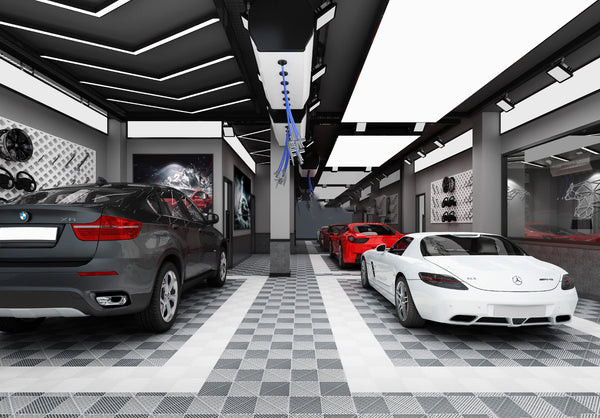 Polypropylene Plastic Tile Pack of 34 Pieces