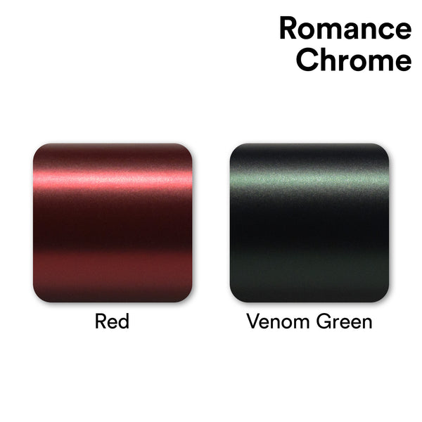 Romance Chrome Dark Red Vinyl Wrap