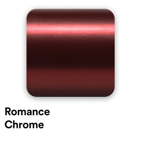 Romance Chrome Dark Red Vinyl Wrap