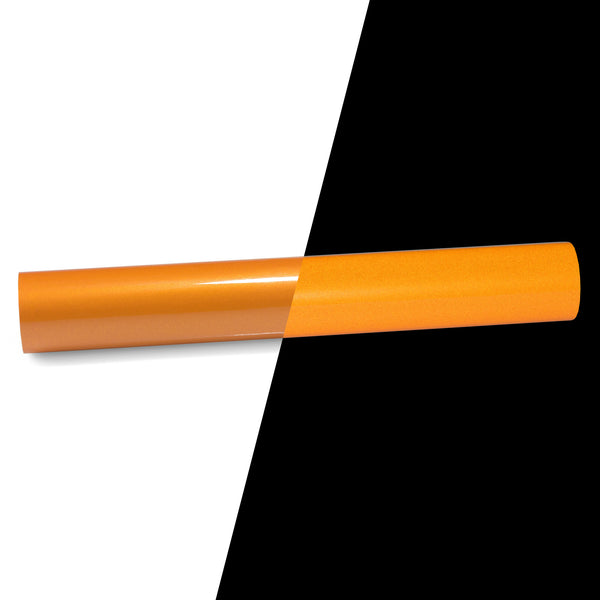 Reflective Orange Vinyl Wrap