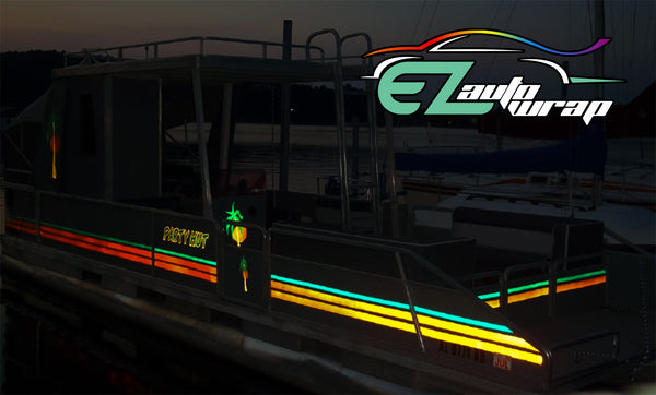 Reflective Green Vinyl Wrap