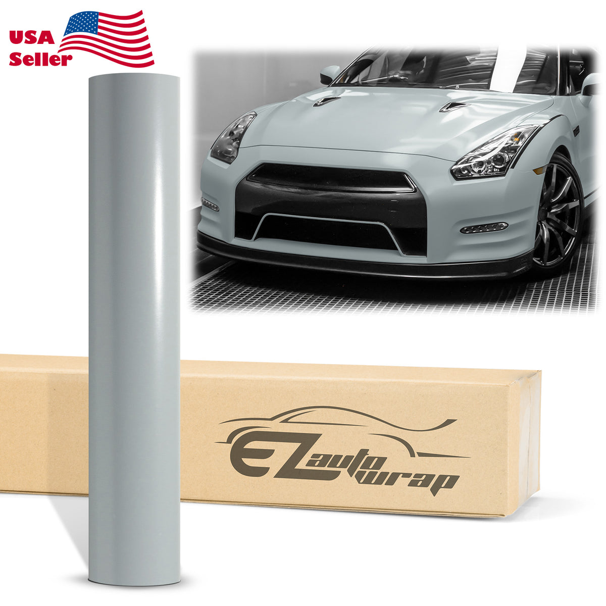 Vinyl Wrap Battleship Grey Metal Paint 3M™ Wrap Film 2080 Car Film