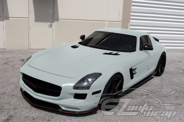 Satin Battleship Gray Matte Flat Vinyl Wrap