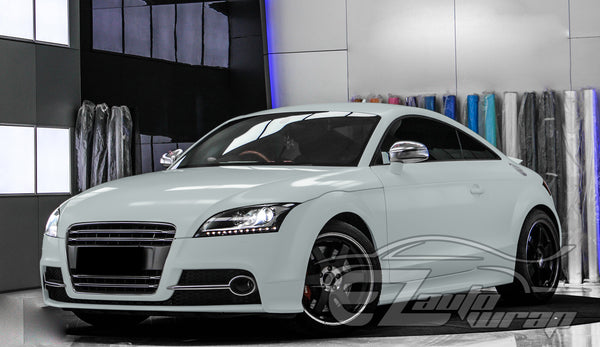 Satin Battleship Gray Matte Flat Vinyl Wrap