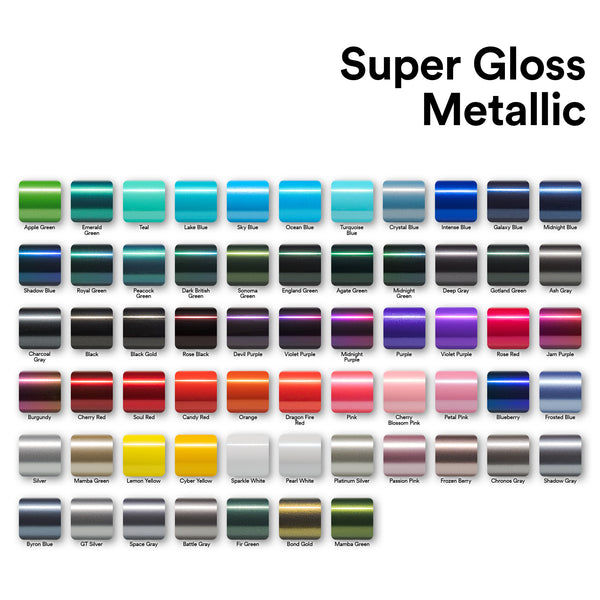 Super Gloss Metallic Passion Pink Vinyl Wrap