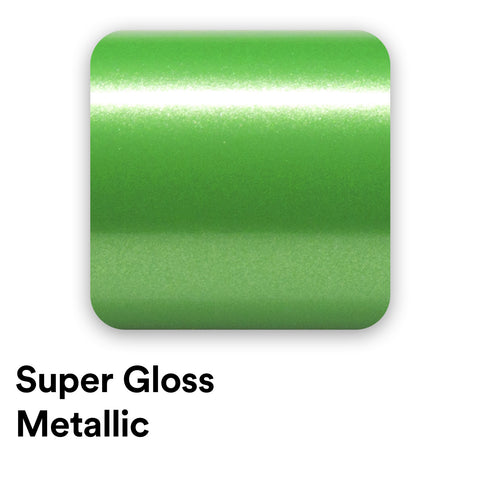 Super Gloss Metallic Apple Green Vinyl Wrap