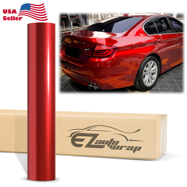 Super Gloss Metallic Soul Red Vinyl Wrap