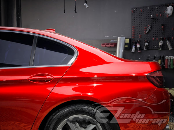 Super Gloss Metallic Soul Red Vinyl Wrap
