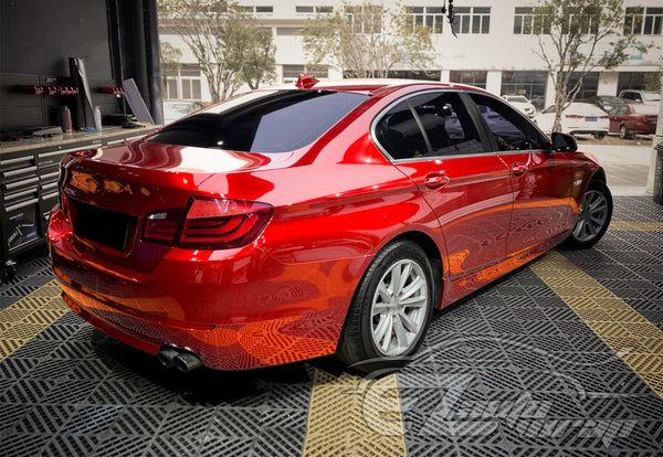 Super Gloss Metallic Soul Red Vinyl Wrap