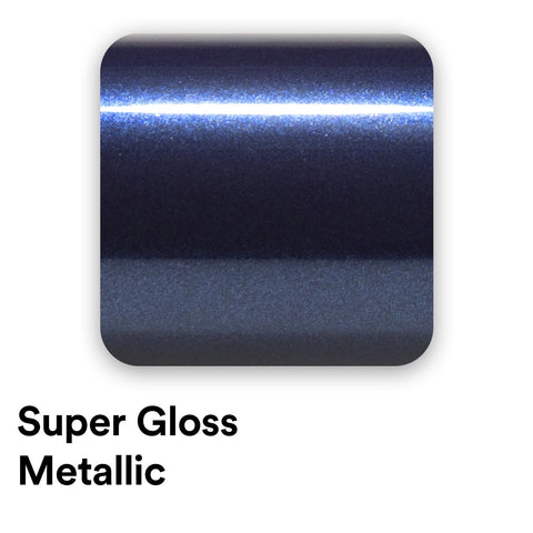 Super Gloss Metallic Galaxy Blue Vinyl Wrap