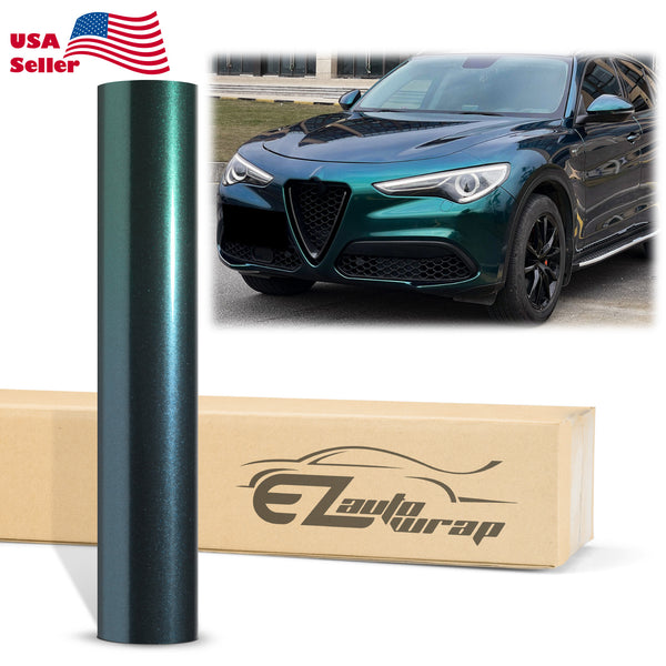Super Gloss Metallic Royal Green Vinyl Wrap