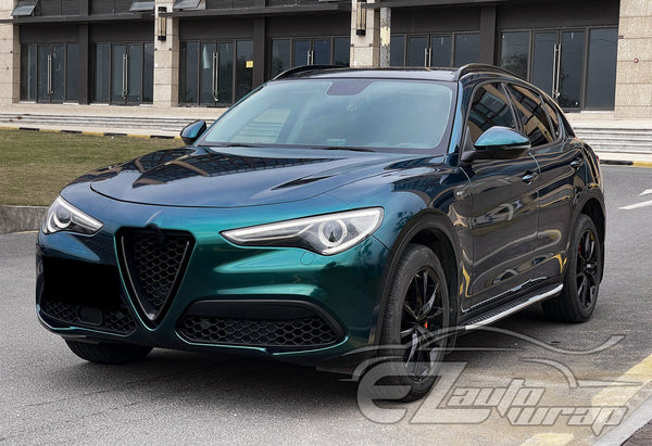 Super Gloss Metallic Royal Green Vinyl Wrap