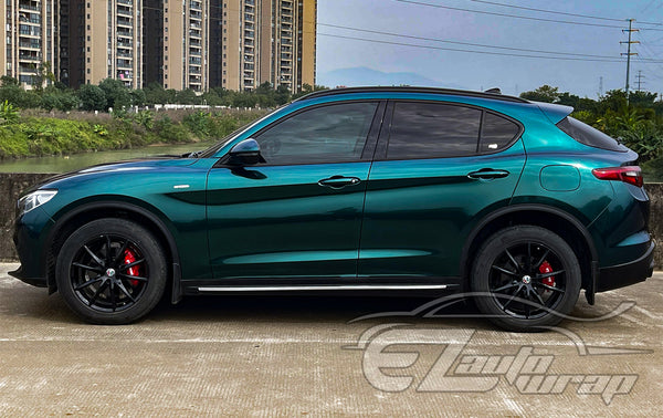 Super Gloss Metallic Royal Green Vinyl Wrap