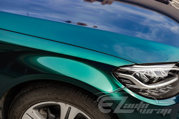 Super Gloss Metallic Royal Green Vinyl Wrap