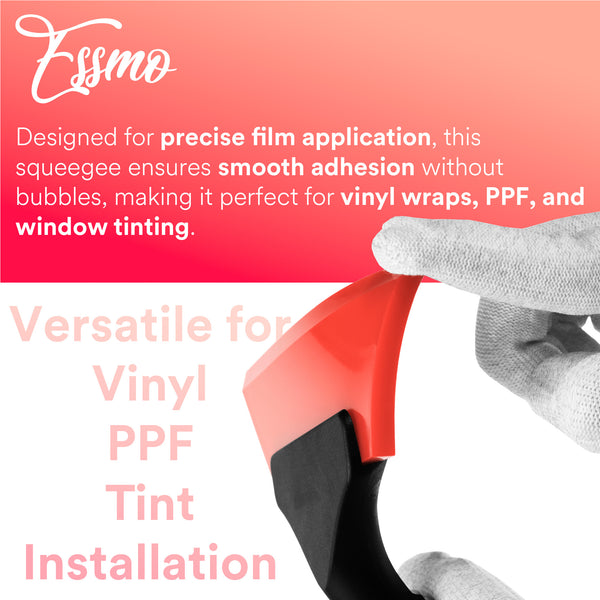 Squeegee Rubber Strip Vinyl Wrap  – Soft Replacement Blade for Window Tint, Vinyl Wrap, and Screen Print – Universal Compatibility