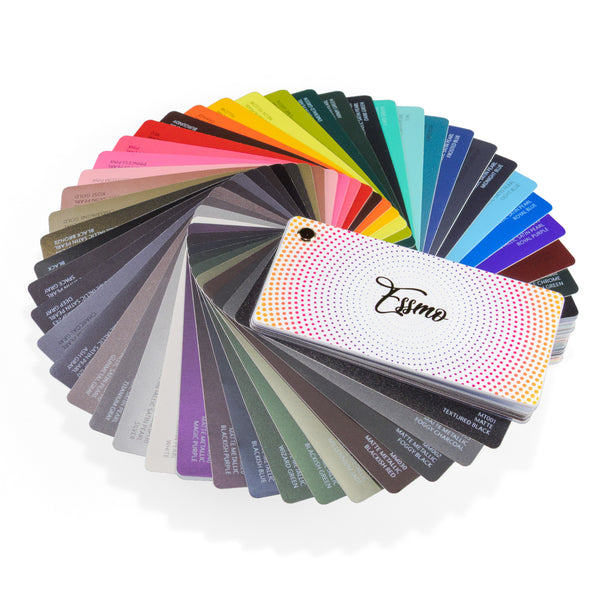 ESSMO Swatch Paper Backing Super Gloss Metallic PET Deck Book Auto Wrap Vinyl Wrapping Film