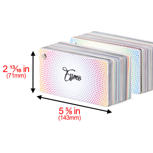ESSMO Swatch Paper Backing Super Gloss Metallic PET Deck Book Auto Wrap Vinyl Wrapping Film