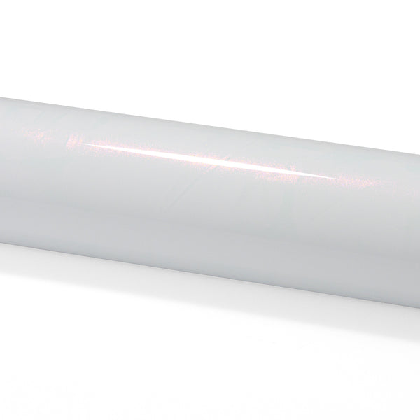 PET Marble Pearl Gloss White Red Vinyl Wrap