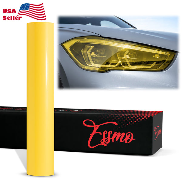 Tint TPU Gloss Golden Yellow PPF Headlight Tint Film