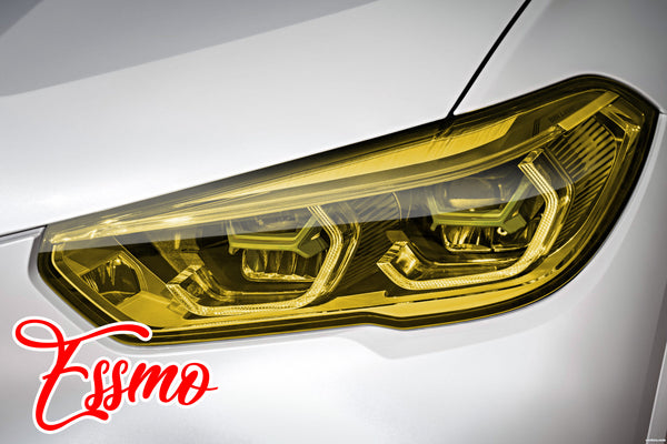 Tint TPU Gloss Golden Yellow PPF Headlight Tint Film